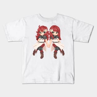 Nier twins pixel art Kids T-Shirt